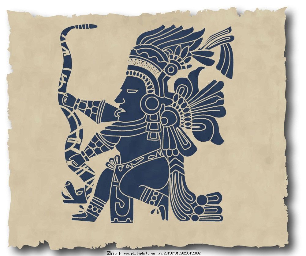 玛雅符号图片,古代 古老 图腾 考古图案 图形 人物-图行天下图库