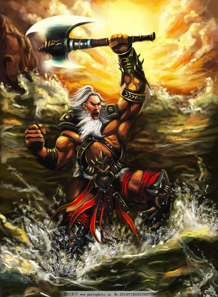 盘古开天图图片