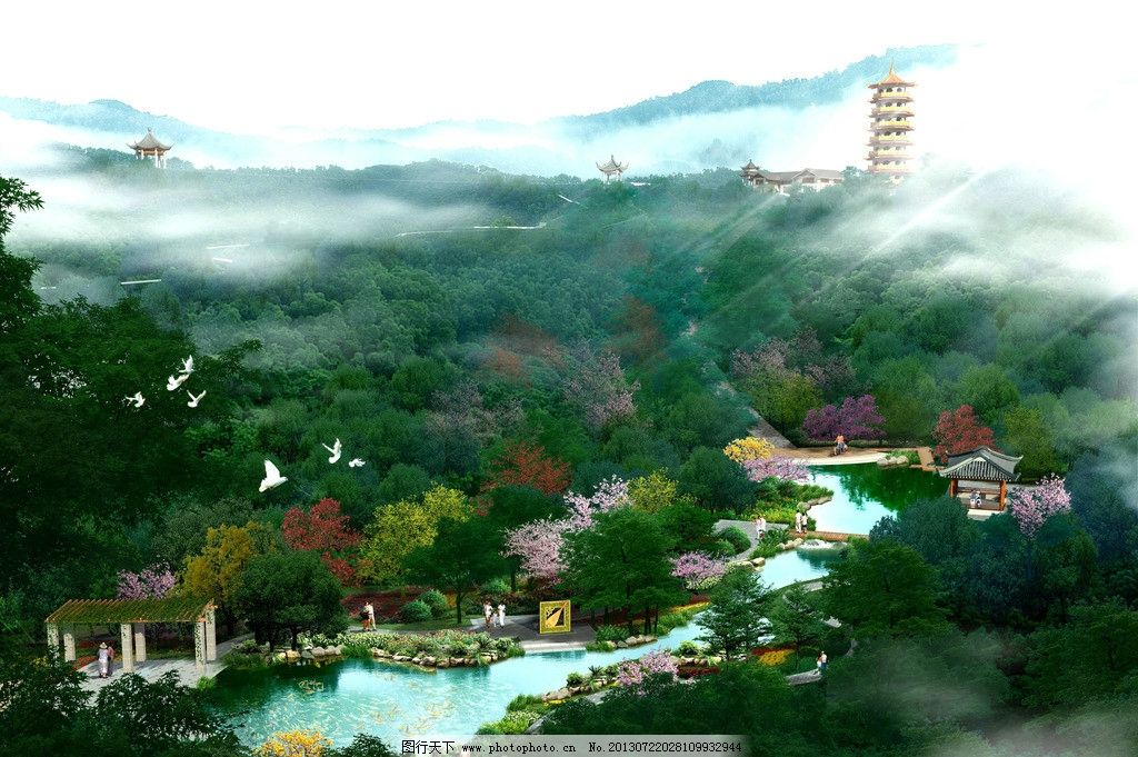 梅子山公园讲师园图片_景观设计_环境设计_图平面设计锦鲤v公园图片