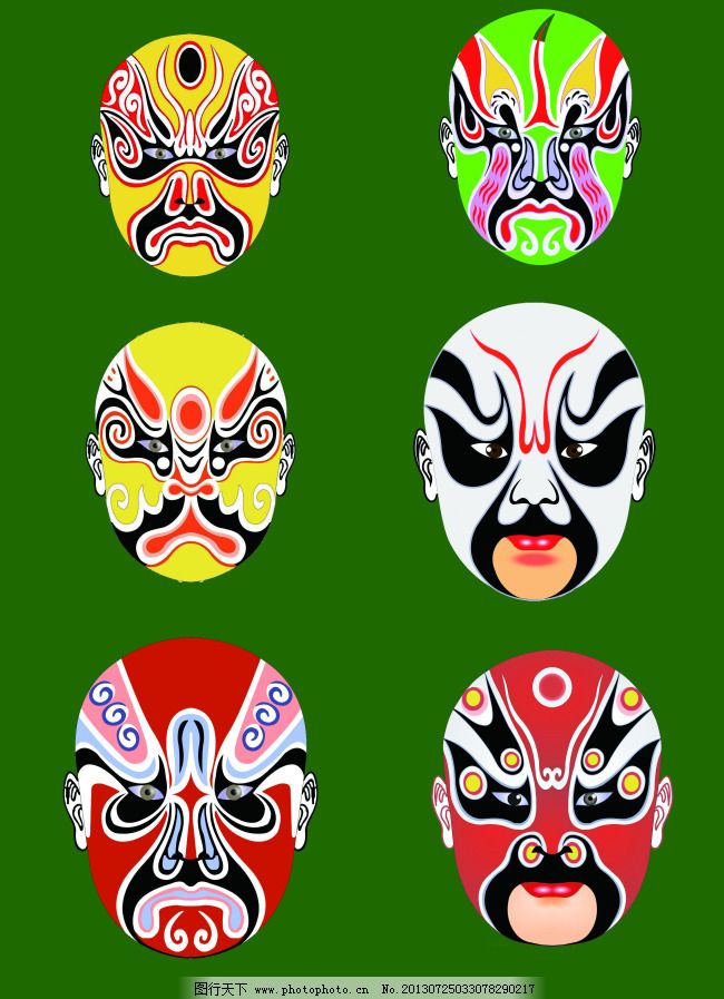 京剧脸谱,京剧脸谱免费下载 国粹 精华 花脸-图行天下图库