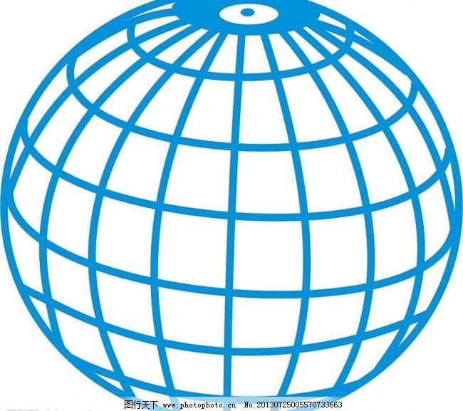 地球仪经纬线图片