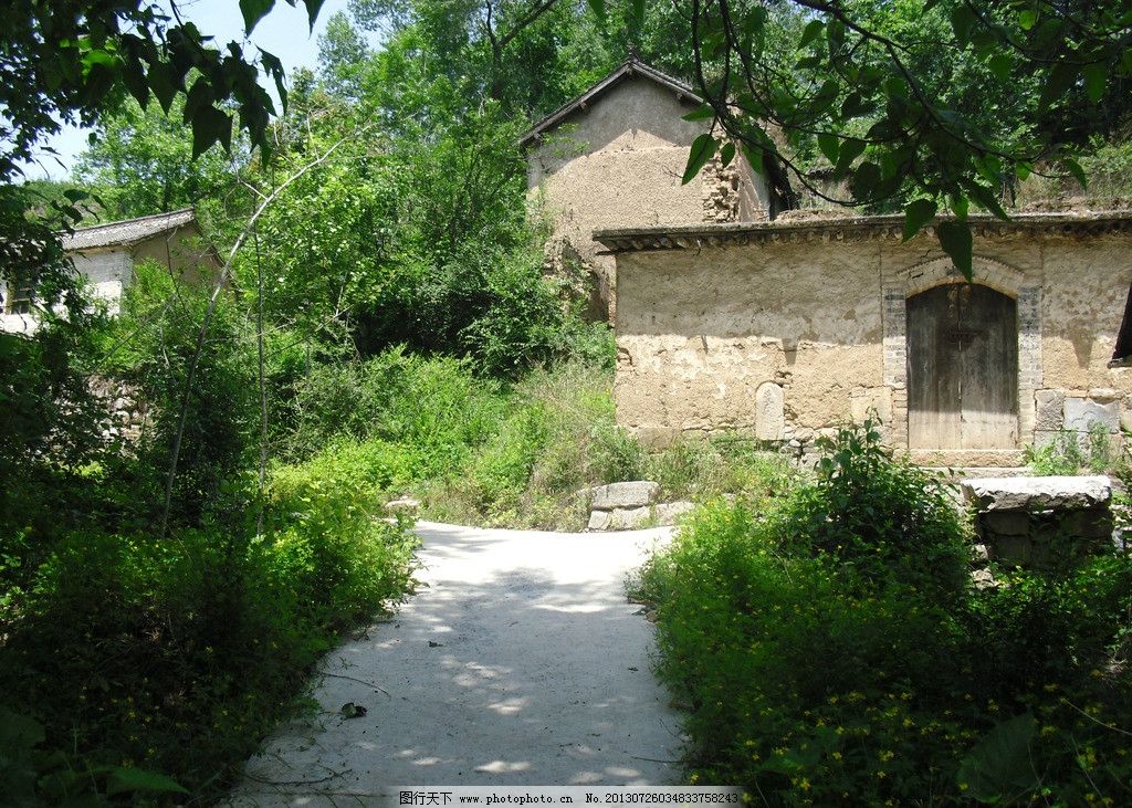 墙农村风景速写图片展示_墙农村风景速写图片