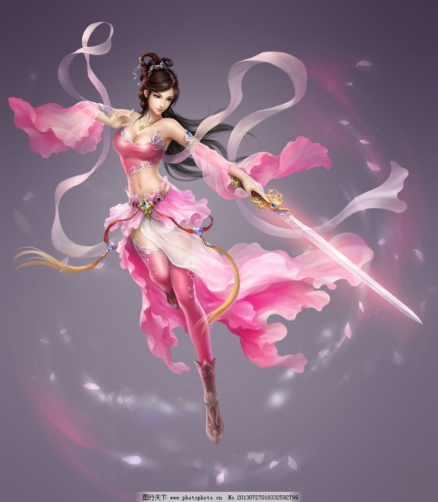 游戏人物素材图片