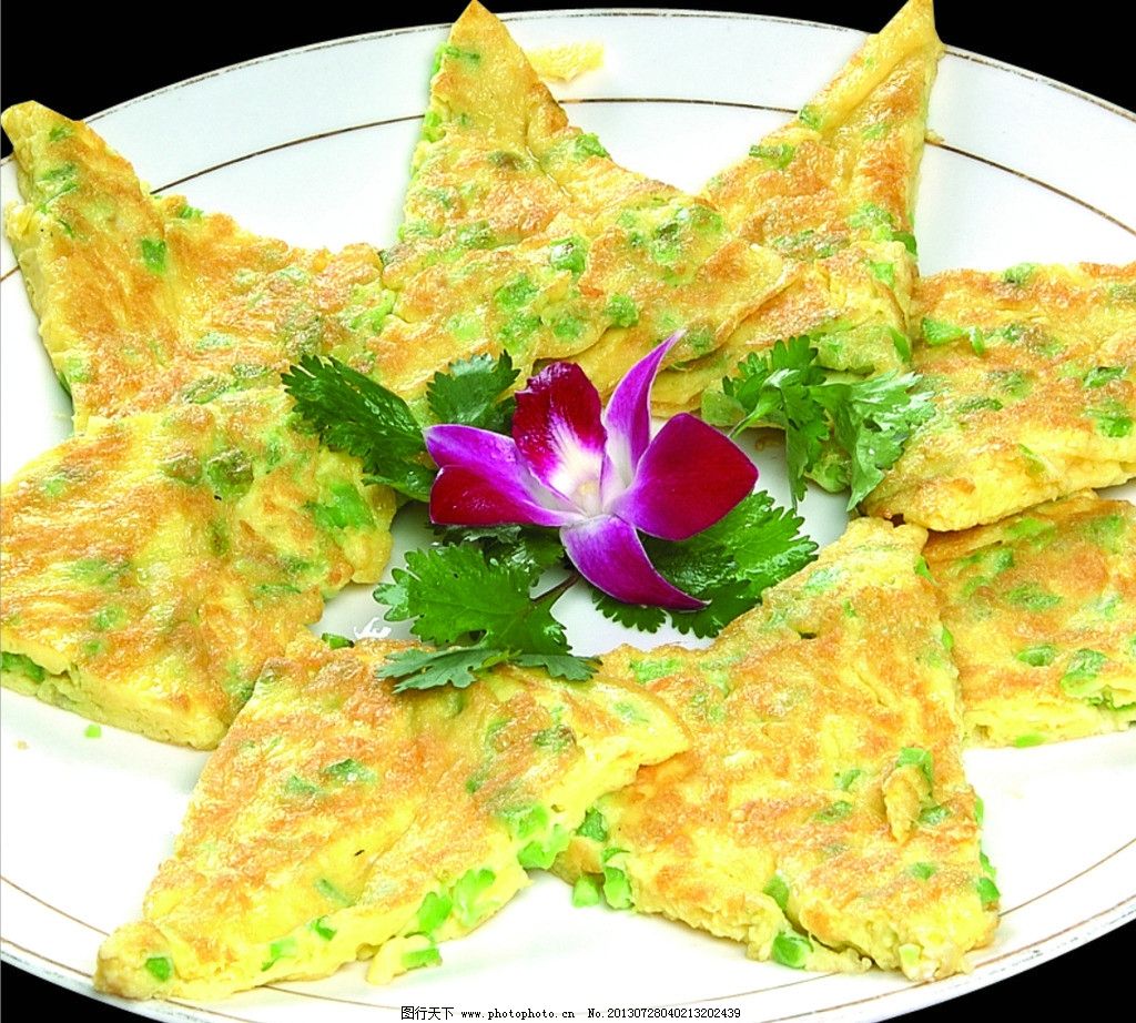 苦瓜鸡蛋饼图片