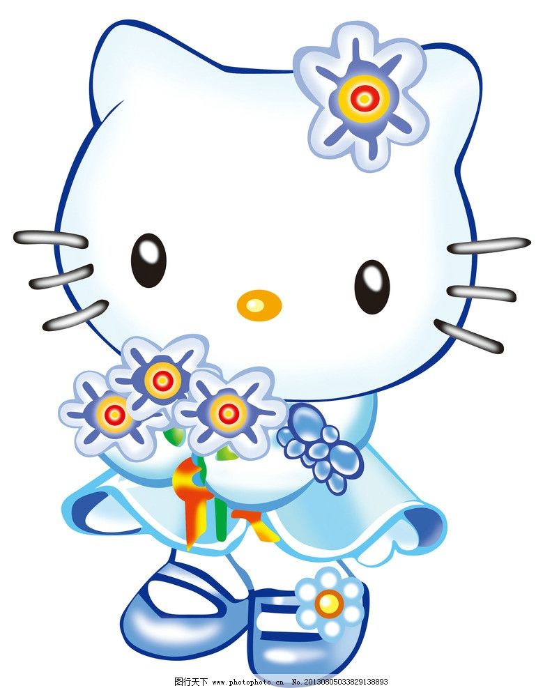 卡通猫 kt猫 kt hellokt 蝴蝶结 可爱卡通 卡通 可爱kt猫 其他 源文件