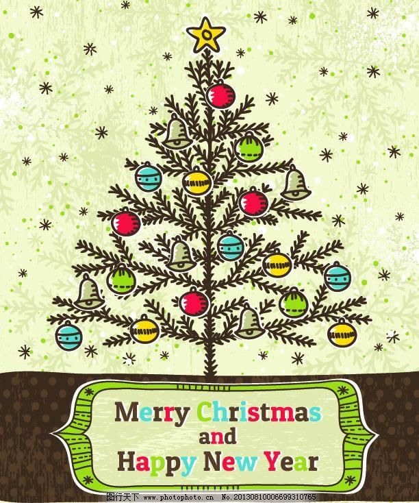 手绘圣诞背景图片,节日贺卡 节日素材 圣诞海报