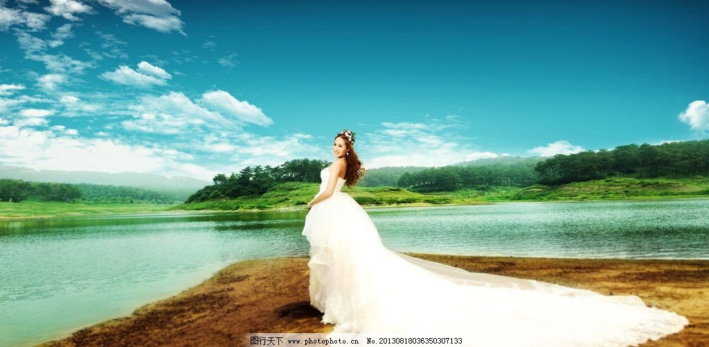 婚纱摄影 外景婚纱照 影楼样片 婚纱摄影图 水景婚纱照 韩式婚纱照
