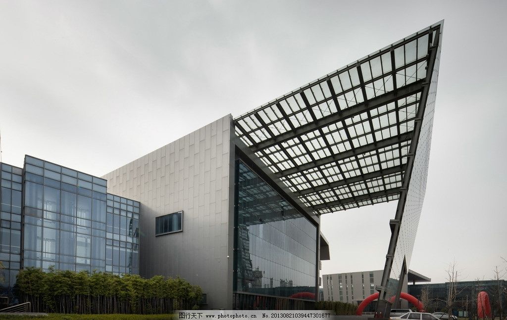 建筑 现代建筑 办公楼 门头 玻璃幕墙 现代外观 建筑摄影 建筑园林