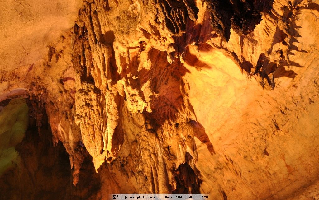 岩洞图片,钟乳石 色彩 洞穴 溶洞 石笋 自然风景