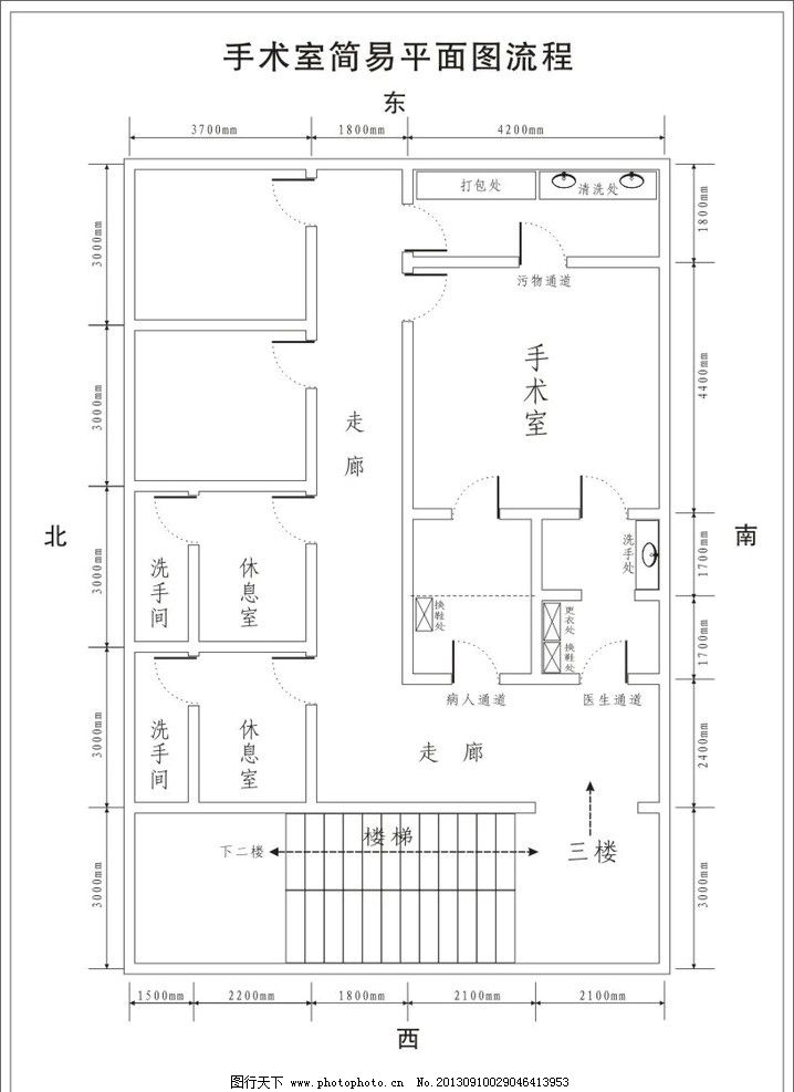 手术室平面图 手术室 平面图 医院 审批图 图纸 审批平面图 其他图片