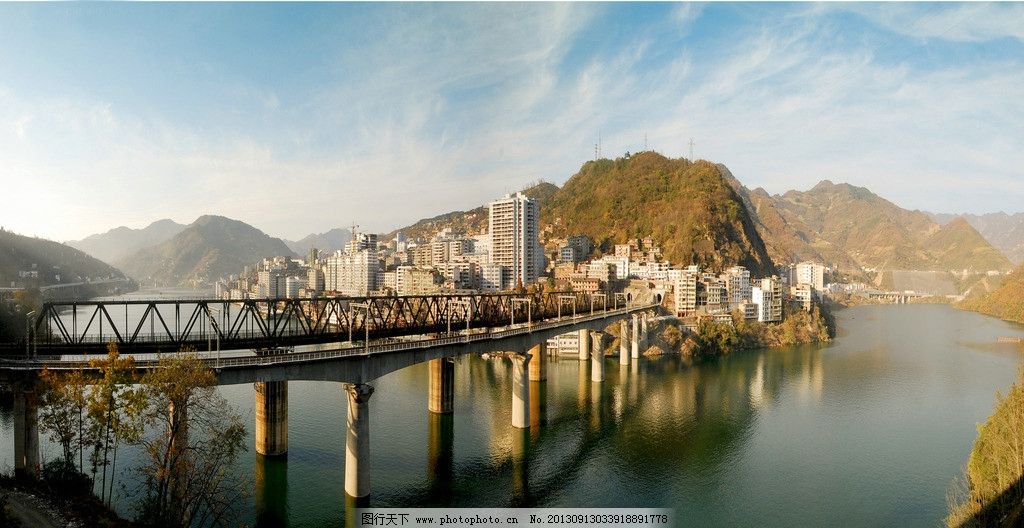 紫阳铁路桥 陕西 安康 紫阳 铁路桥 一角 国内旅游 旅游摄影 摄影 72图片