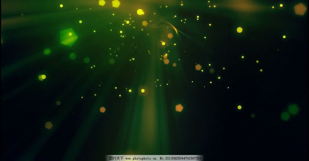 光点飘落高清视频素材