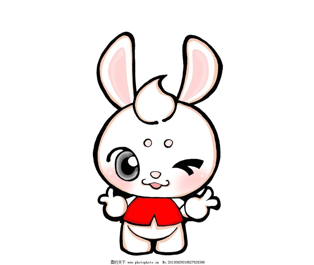 卡通兔子设计图__动漫人物_动漫动画_设计图库_昵图网nipic.com